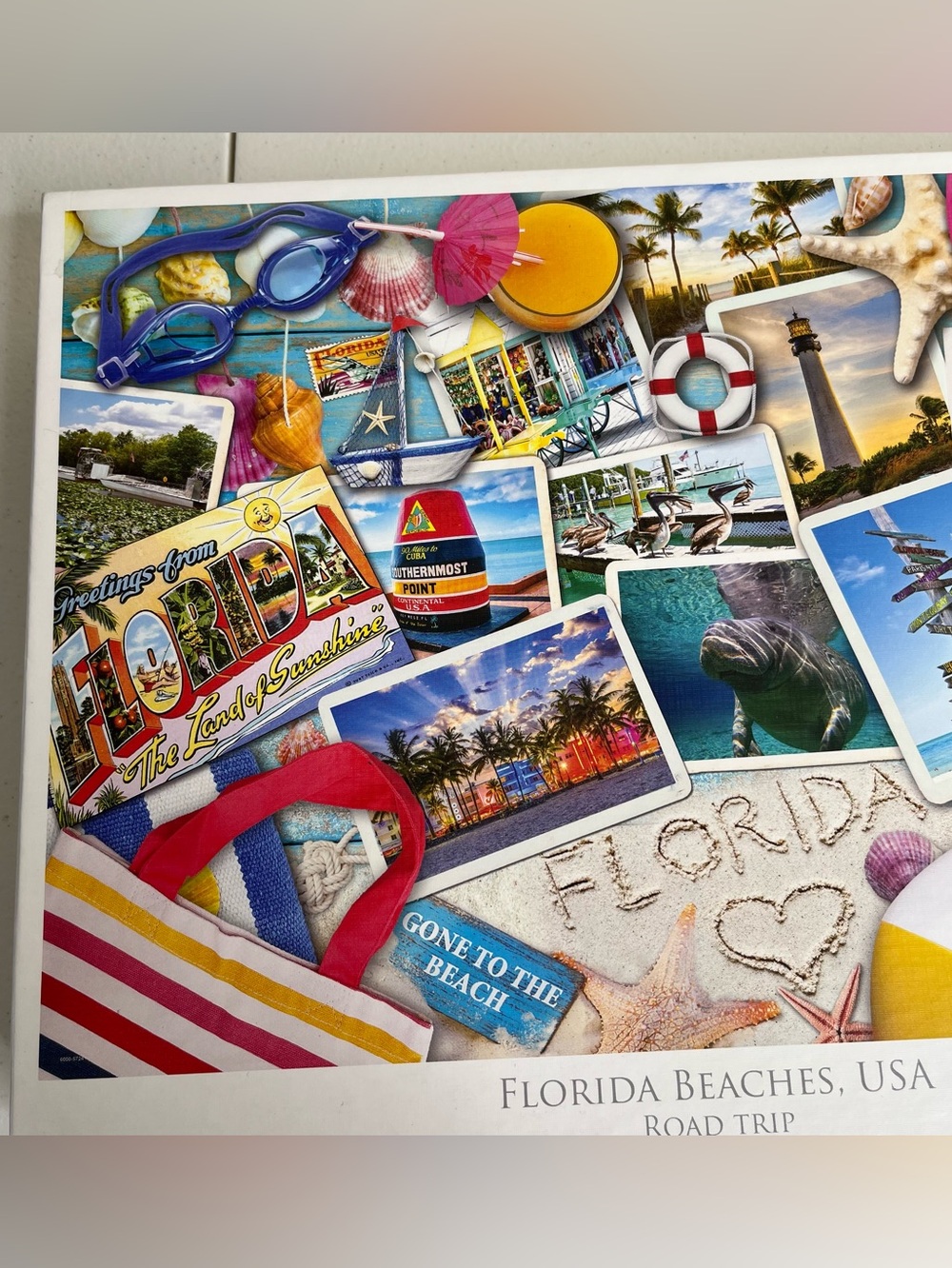 Eurographics Florida Beaches USA Road Trip Puzzle 1000 Pieces Complete - Picture 3 of 10
